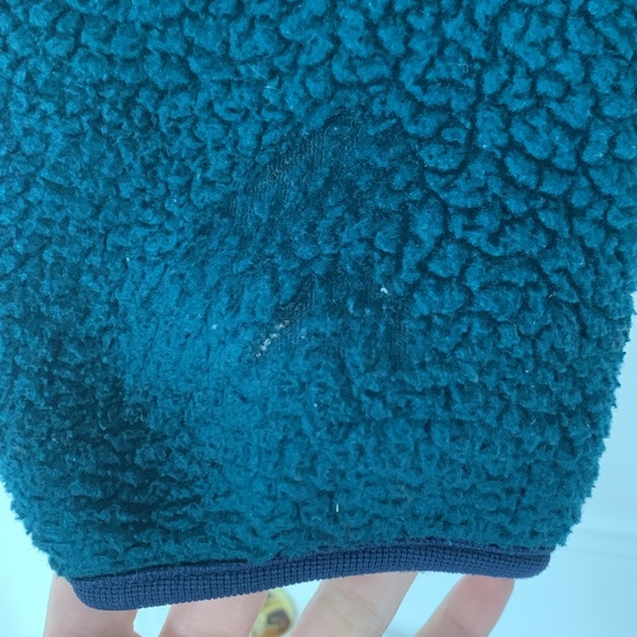 VTG LL BEAN High Pile Fleece Zip Up Jacket made in USA medium small large men - Picture 9 of 10